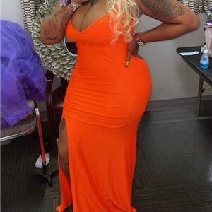 Stretch Formal dress fits sizes Medium to XL